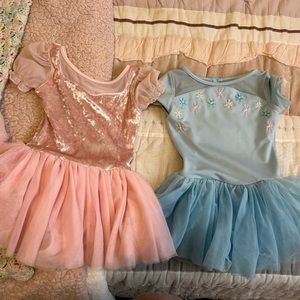 2 Bloch leotards and 2 new tights